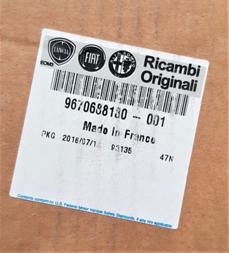 KOLO DVOUHMOTNÉ ORIGINÁLNÍ PSA 2.0 HDI 9670688180