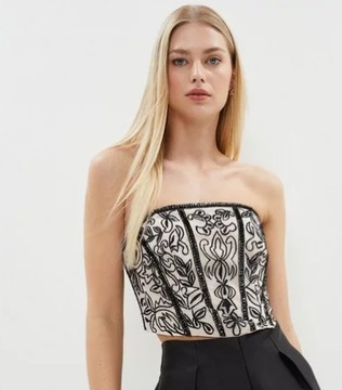 COAST TOP DAMSKI WYSZYWANY OZDOBNY KLASYK 42 1YFS