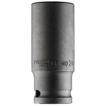 Nasadka udarowa 1/2 długa, 24 x78mm , Cr-Mo