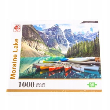 PUZZLE 1000el. Lodowcowe jezioro Moraine KANADA