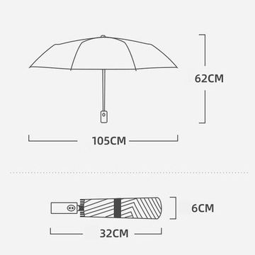odwrócony parasol parasolowy zapobiegający odbiciu