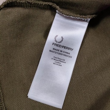 FRED PERRY Koszulka Polo Half Zip Męska r. XS