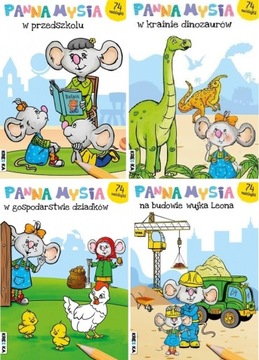 Panna Mysia w przedszkolu Pakiet x4