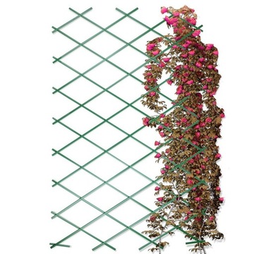 Опора для вьющихся растений зеленая опора выдвижная решетчатая ограда 200х100