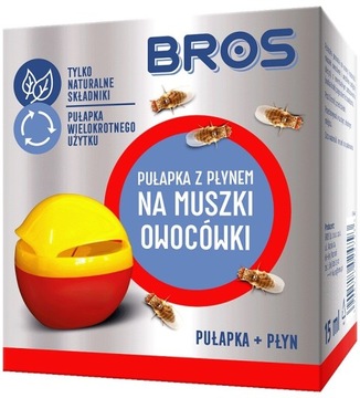 Bros PUŁAPKA Z PŁYNEM WABIĄCYM NA MUSZKI OWOCÓWKI