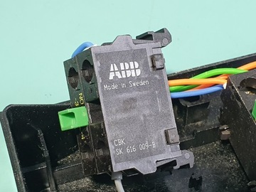 ABB КАССЕТА 1НО + 1НО КНОПКИ ВОЗВРАТ КНОПКА ЛАМПОЧКА