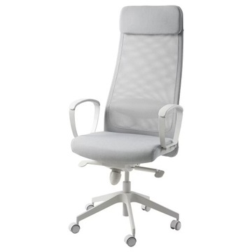 IKEA MARKUS krzesło biurowe obrotowe fotel J.SZARY