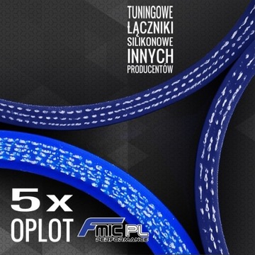 Силиконовый переходник 90 футов 70/76 мм Синий.