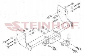 STEINHOF ZAŘÍZENÍ(HÁK) ROZŠROUBOVAT M-237 + 13PIN SVAZEK MODUL