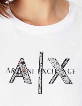 Armani Exchange t-shirt 3RYTBQ YJG3Z 1000 biały M