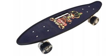 DESKOROLKA FISZKA KLASYCZNA ŚWIECĄCE KOŁA LED DESK