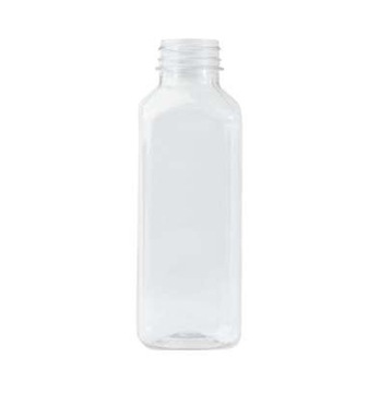 Butelka plastikowa rPET kwadratowa CATERING 400 ml - 126 szt.