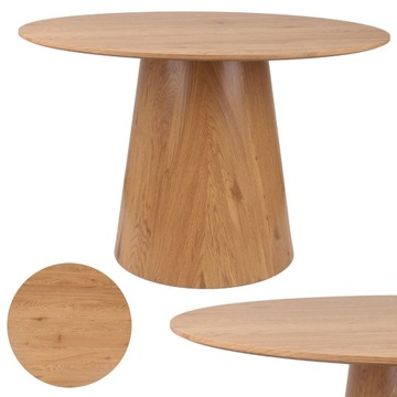 Okrągły Stół ENZO Styl Skandynawski Średnica 117 cm MDF 18 mm