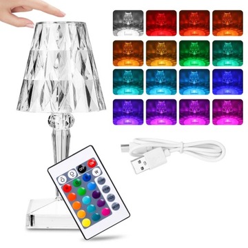 Светодиодная 3/7/16 цветов Хрустальная настольная лампа Роза Свет Романтическая алмазная атмосфера