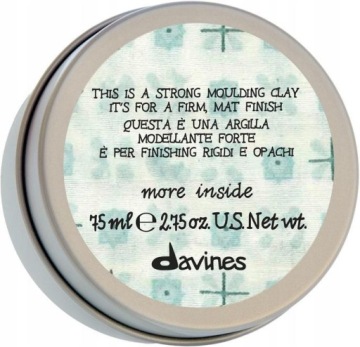DAVINES CLAY STRONG GLINKA MOULDING MOCNO UTRWALAJĄCA WŁOSY 75ML