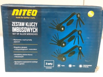 ZESTAW KLUCZY IMBUSOWYCH NITEO ALL0106-23