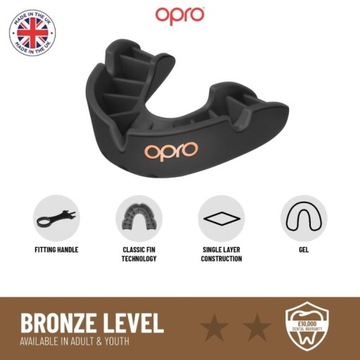 Детская капа Opro UFC Bronze с коробкой GEN2 Черная