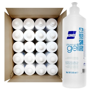 ŻEL DO USG KTG IPL BEZBARWNY HYPOALERG 500ml x20