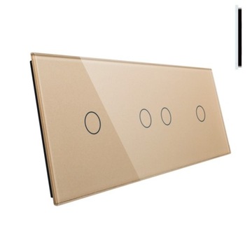 LIVOLO PANEL 3 MODUŁY 1+2+1 DO WŁĄCZNIKÓW DOTYK. Z