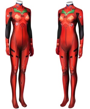 КОСТЮМ МАСКИРОВОЧНЫЙ АСУКА ЛЭНГЛИ АНИМЕ КОСПЛЕЙ ФЕСТИВАЛЬ КОЖИ 170/176