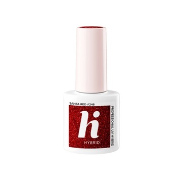 Lakier hybrydowy hi hybrid Santa Red 246 5ml