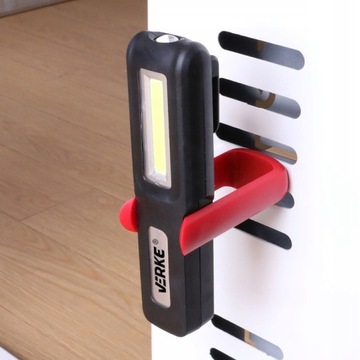 СВЕТОДИОДНАЯ ЛАМПА COB ДЛЯ МАСТЕРСКОЙ АККУМУЛЯТОРНЫЙ ФАКЕЛ С МАГНИТНЫМ КРЮКОМ USB