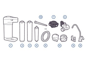 Filtr wody odwrócona osmoza Aquaphor RO-70S