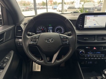Hyundai Tucson III SUV Facelifting 1.6 GDi 132KM 2020 Hyundai Tucson N Line Kamera cofania LED CarPlayAndroid Auto Nawigacja, zdjęcie 14