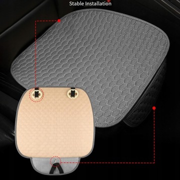 Льняной дышащий чехол на сиденье автомобиля