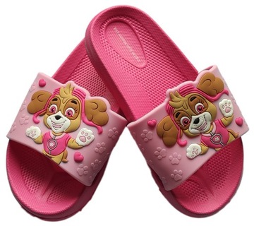 PSI PATROL KLAPKI BASENOWE PLAŻOWE 3D PAW PATROL