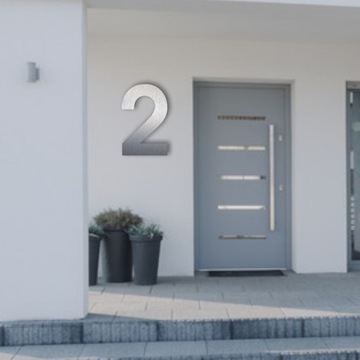 Duży Numer 50 cm Numery Alu Dibond 3D na dom