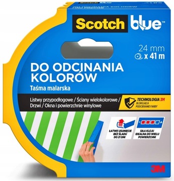 SCOTCH TAŚMA MALARSKA BLUE DO ODCINANIA 24mmx41m
