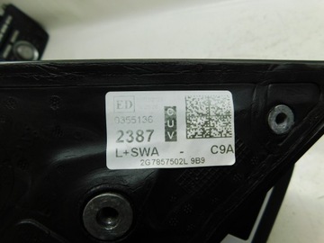 ZRCÁTKO PRAVÉ 15PIN 2G7857502L KAMERA - VW TAIGO 2022R LC9A EVROPA