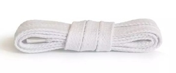 Sznurówki płaskie 90 cm białe