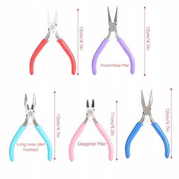 НАБОР ИЗ 5 КОМБИНИРОВАННЫХ ЩИПЦЕЙ И КРЕЗЕЗОВ