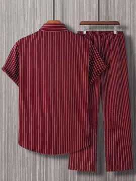 SHEIN МУЖСКОЙ КОМПЛЕКТ В КРАСНОЙ ПОЛОСКЕ XXL V2C