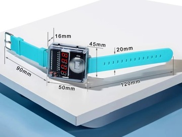 Электронные наручные часы со светодиодным дисплеем для пайки.