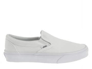 VANS CLASSIC SLIP ON TRAMPKI SPORTOWE BIAŁE r.36,5