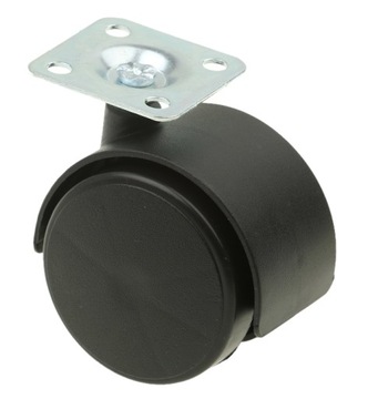 KÓŁKO MEBLOWE OBROTOWE 50 mm Z PŁYTKĄ DO FOTELI