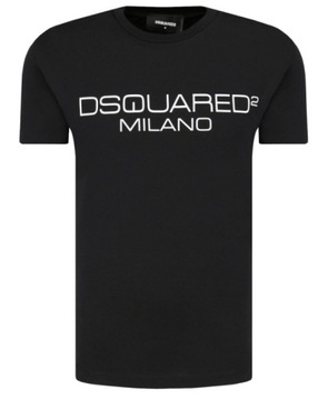 T-SHIRT PODKOSZULEK DSQUARED2 S74GD0644 CZARNY r.L