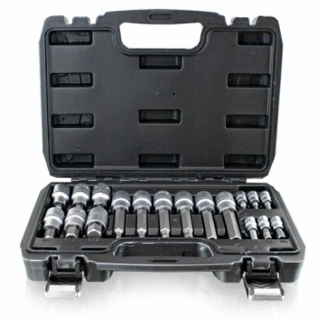 Шестигранные головки TORX 1/2 1/4 дюйма 3-12 HW 18 шт.