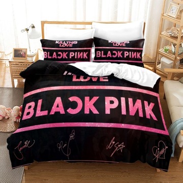Комплект домашнего текстиля из трех предметов BLACKPINK