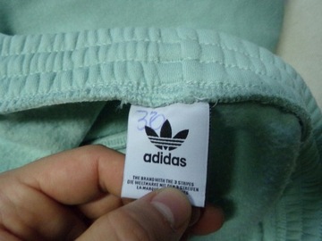 ADIDAS ORIGINALS SPODNIE DRESOWE DUŻY ROZMIAR MIĘTOWE 5XL BAWEŁNA