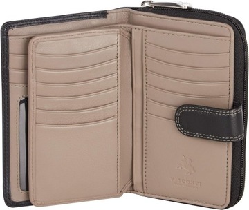 VISCONTI Bifold skórzany damski portfel Colorado