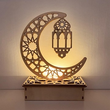 Ramadan Mubarak Eid Dekoracje Światła Latarnia