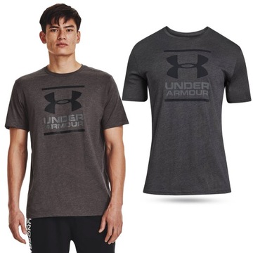 KOSZULKA MĘSKA UNDER ARMOUR T-SHIRT SZYBKOSCHNĄCA BAWEŁNA SPORTOWA 1326849