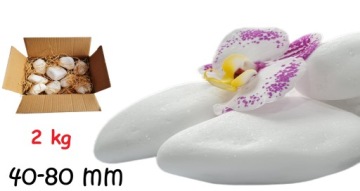 Белые камни для рисования 2 кг + АКРИЛОВЫЕ РУЧКИ