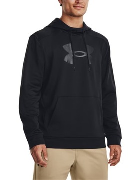 BLUZA męska UNDER ARMOUR 1379743-001 treningowa z kapturem czarna S
