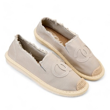 SZARE ESPADRYLE DAMSKIE DINZZ 38