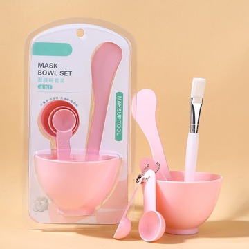 6Pcs Face Mask Brush Mask Bowl Spoon Set Makeup